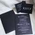 Pocket Invitation Card Hard Cover Invitation Personalized Custom